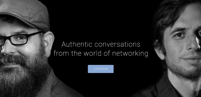 Screenshot from the home page of Seeking Truth in Networking podcast